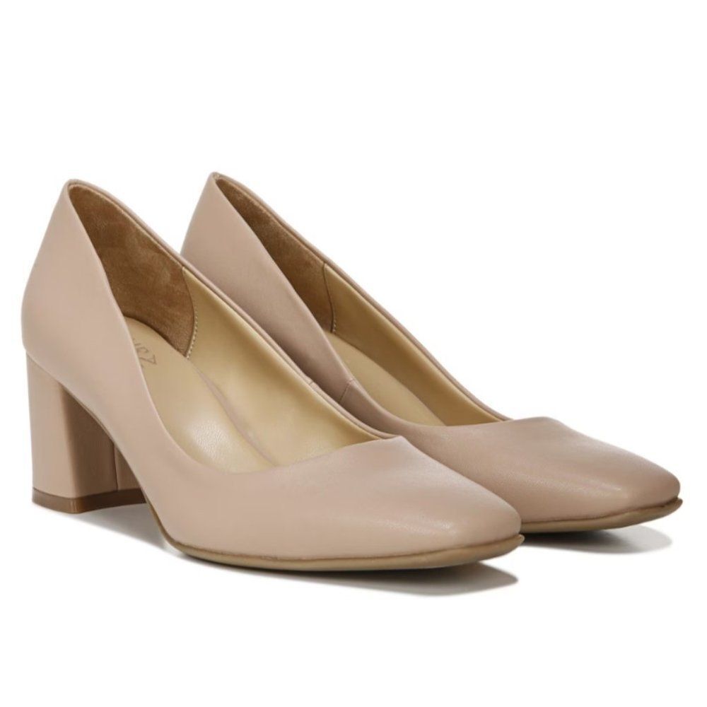 Naturalizer Warner Square Toe Pump (Wide)